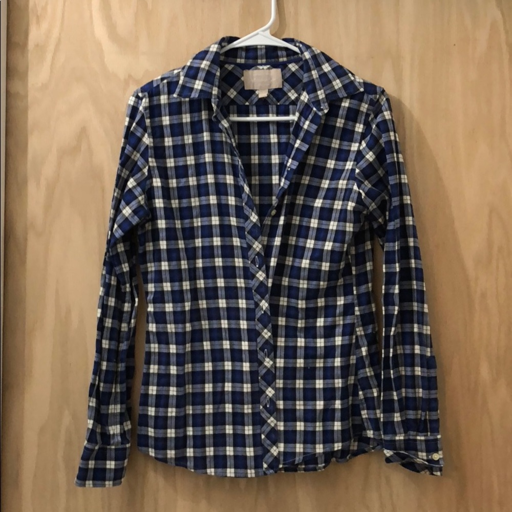 Banana Republic cotton flannel.
